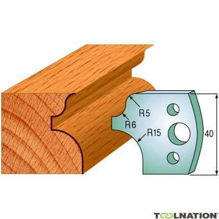 CMT 690.011 Profielmes paar hoogte 40 mm nummer 11 - 1