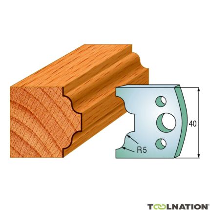 CMT 690.025 Profielmes paar hoogte 40 mm nummer 25 - 1