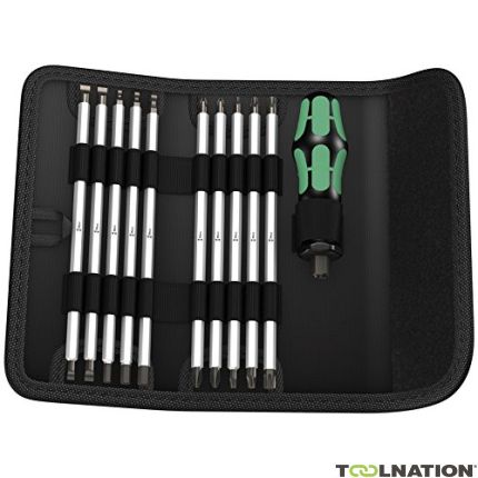 Wera 05002990001 88/1 Vario schroevendraaierset in etui, 11-delig - 1