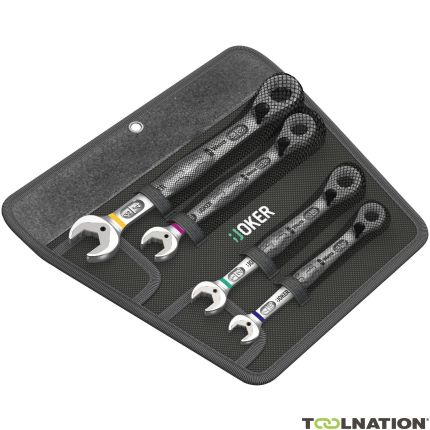 Wera 05020092001 Joker Switch Steek en ringratelsleutel-set, Inch, 4-delig - 2