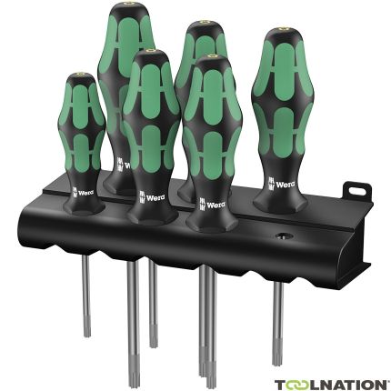 Wera 05028059001 367/6 TORX HF Kraftform Plus Schroevendraaierset met vasthoudfunctie + houder, 6-delig - 3