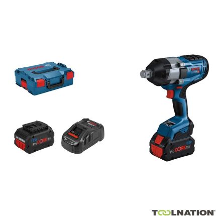 Bosch Blauw GDS 18V-1050 H Professional Slagmoeraanzetter 3/4" 18V 8.0Ah ProCore in L-Boxx  06019J8502 - 1