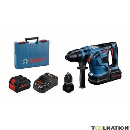 Bosch Blauw GBH 18V-34 CF Professional Accu Boorhamer SDS-Plus 5,8J 18V 5.5Ah ProCore 0611914003 - 1