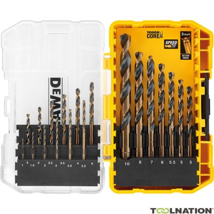 DeWalt DT70728-QZ metaalborenset in Tough Case 19-delig - 1