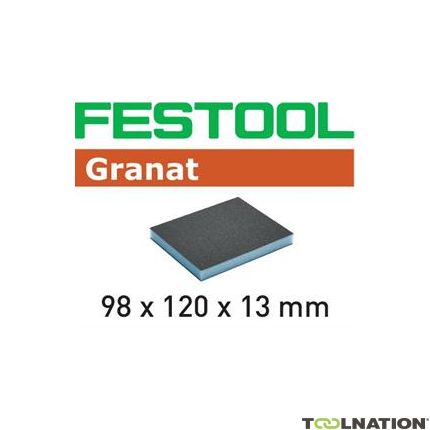 Festool 201113 Schuurspons GRANAT 98x120x13 120 GR/6 - 1