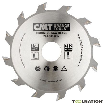 CMT 240.020.06R Groefzaag Industrielijn 150 x 35 x 12T Dikte 2 mm - 1