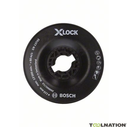 Bosch X-LOCK Steunschijf 115 mm hard 2608601713 - 2