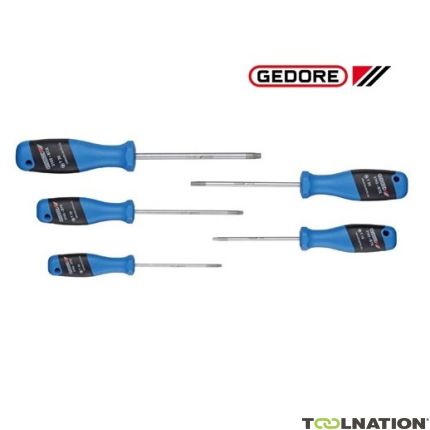 Gedore 1482327 2163 TX-05 3-C schroevendraaierset 5-dlg TORX T10-T30 - 1