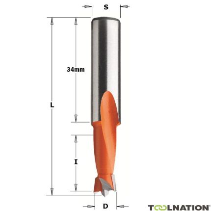 CMT 361.060.11 Drevelboor 6mm, schacht 10x34, rechts - 1