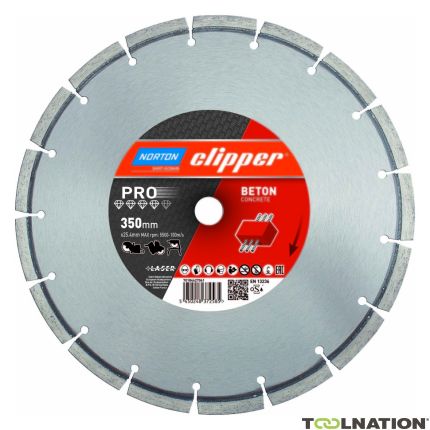 Clipper 70184627062 Pro Beton Diamant zaagblad 400 x 25,4 mm - 1