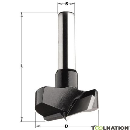 CMT 391.250.11 HW Cylinderkopboor met cylindrische schacht zonder voorsnijders 25mm - 1