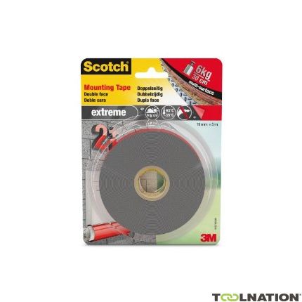 3M 40021950A Extreme Mounting tape (montageband) Wit 19 mm x 5 mtr. - 1