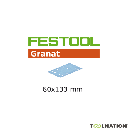 Festool 497204 Schuurstroken Granat STF 80x133 P280 GR/100 - 1