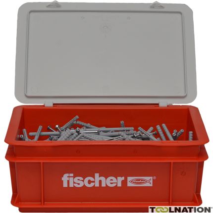 Fischer 523728 Nagelplug N 6 x 80/50 S BOX met verzonken kop 300 stuks - 1