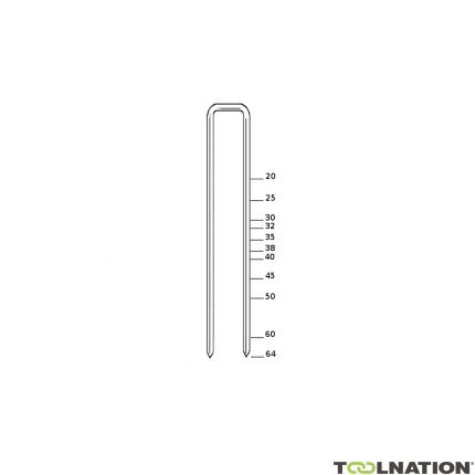 Haubold 574948 KG700-64 CNK Niet 64 mm 5.400 stuks - 1