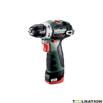 Metabo PowerMaxx BS 12 BL Accu Boorschroefmachine 12V 2.0Ah Li-Ion 601721500 - 1