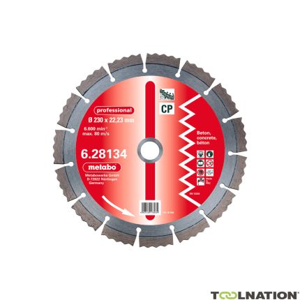 Metabo 628131000 DIA-DSS Professional CP Beton Diamantzaagblad 125x2,15x22,23mm 2 stuks - 1