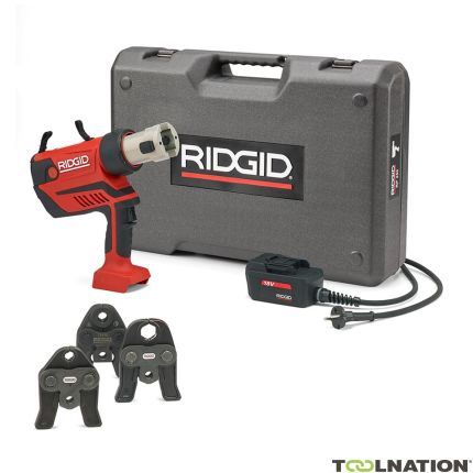 Ridgid 67128 RP350-C Kit Standaard 12 - 108 mm basis set Perstang 230V + 3 bekken V 15-18-22 - 1