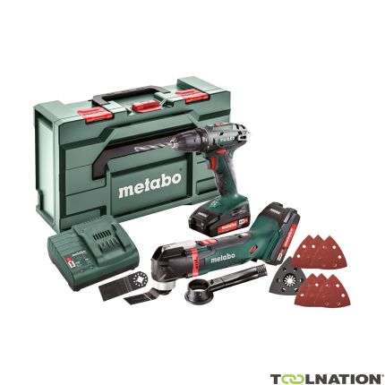 Metabo Comboset 2.6.1 18V 2.0Ah Li-Ion - BS18 Accuboor + MT18LTX Multitool 685081000 - 1