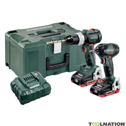 Metabo Combo Set 2.1.11 18V 4,0Ah LiHD - BS18LT BL accuboor + SSD18 LTX 200 BL Slagschroevendraaier 685123000 - 1