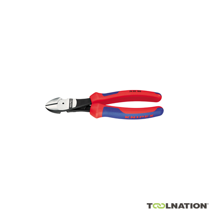 Knipex 74 02 200 Kracht-Zijsnijtang gep./comfort 200 mm - 1