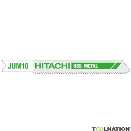 HiKOKI 750026 JUM10 decoupeerzaagblad voor Metaal 70,0/50,0 x 7,5 x 0,8 5 stuks - 1