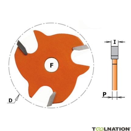 CMT 822.318.11 1,8 mm schijffrees zonder spindel - 1