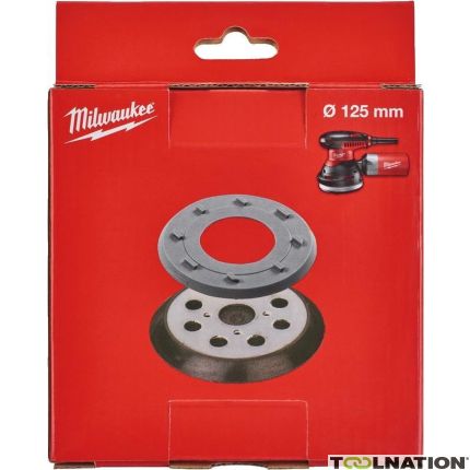 Milwaukee 4932430091 Basisplaat voor ROS 125 Ø 125 mm 8 gaten - 1