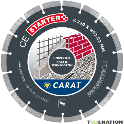 Carat CES2303A18 3-pack diamantzaag Universeel CE Starter 230 x 22,23 - 1