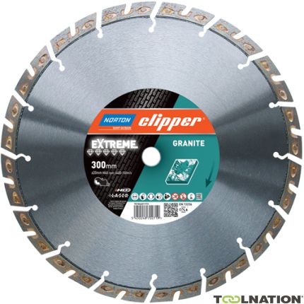 Clipper 70184601172 Extreme Granite Diamant zaagblad 230 x 22,23 mm - 1