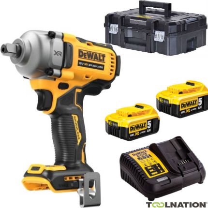 DeWalt DCF892P2T-QW Slagmoersleutel 1/2" 18V 5.0 Li-Ion in TSTAK koffer - 1