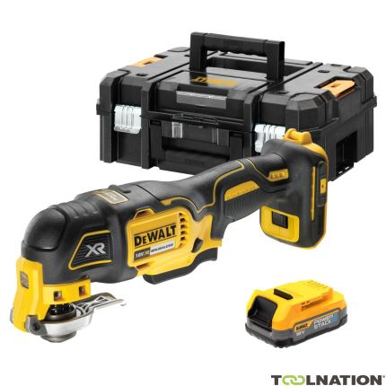 Dewalt DCS356E1T-XJ Outil multifonction oscillant XR 18 Volt PowerStack Li-Ion - 1