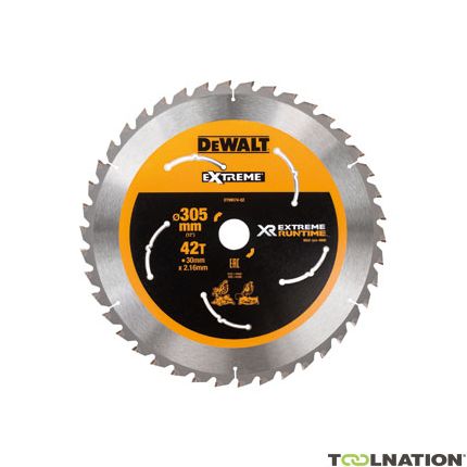 DeWalt DT99574-QZ cirkelzaagblad XR 305mm x 30mm 42T CSB - 1