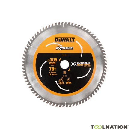 DeWalt DT99576-QZ XR cirkelzaagblad 305mm x 30mm 78T CSB - 1