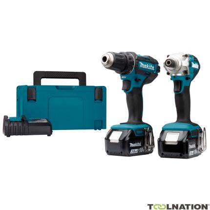 Makita DLX2339J - DDF482 Accuboor + DTD156 Slagschroever 18V 3,0 AH Li-ion - 1