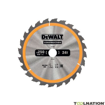 DeWalt DT1956-QZ Cirkelzaagblad 250 x 30 x 24T ATB 10Â° - 1