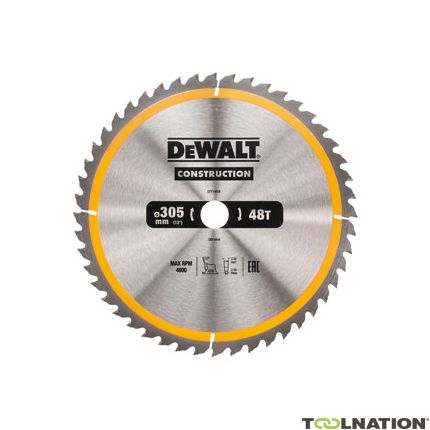 DeWalt DT1959-QZ Cirkelzaagblad 305 x 30 x 48T ATB 10Â° - 1