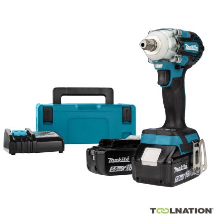 Makita DTW301RTJ Slagmoersleutel 1/2" 330Nm 18 Volt 5.0Ah Li-Ion - 1