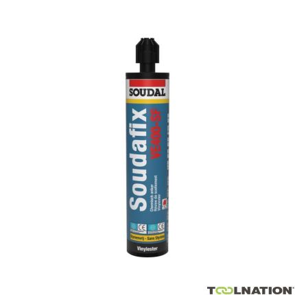 Soudal 117474 Soudafix ancrage chimique VE400-SF 280ml - 1