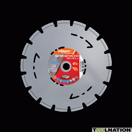 Clipper 70184611458 Super Beton EVO Diamant zaagblad 350 x 25,4 mm - 1