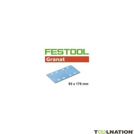 Festool 498936 Schuurstroken Granat STF 93x178/8 P120 GR/100 - 1