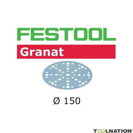 Festool 575160 Schuurschijven Granat STF D150/48 P40 GR/50 - 1