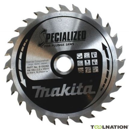 Makita B-09276 HM-zaagblad Specialized 160 x 20 x 48T - 1