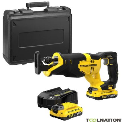 Stanley SFMCS310D2K FATMAX® V20 Accu-reciprozaag 18 Volt 2.0 Ah Li-ion BRUSHLESS - 1