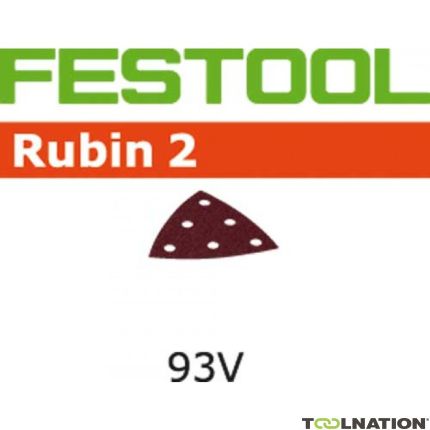 Festool 499163 Rubin 2 Schuurbladen STF V93/6 P80 RU2/50 - 1