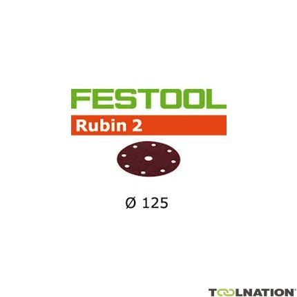 Festool 499099 Schuurschijven Rubin 2 STF D125/90 P180 RU/50 - 1