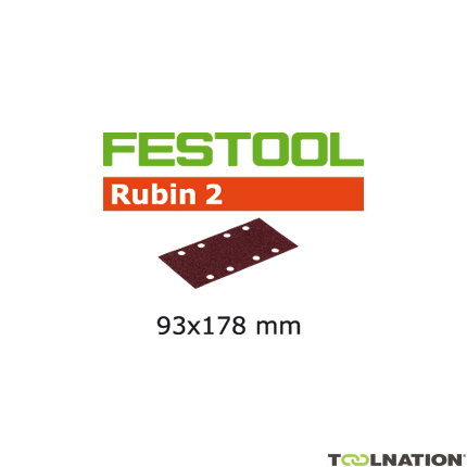 Festool 499064 Schuurstroken Rubin 2 STF 93x178/8 P100 RU/50 - 1