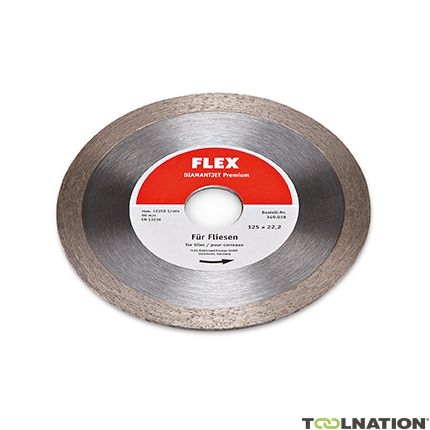 Flex-tools 349038 Diamantzaagblad 125 x 22,2 mm Premium tegels - 1