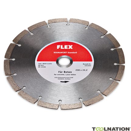 Flex-tools 349054 Diamantzaagblad 230 x 22,2 mm standaard Beton - 1