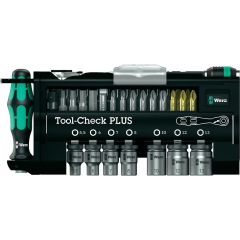 Wera 05056490001 Tool-Check Plus 39-delige Ratel, bit en doppenset 1/4"